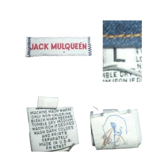 Vintage 80s Jack Mulqueen Cropped Denim New Kids NKOTB Concert Pins Jacket Jean - Picture 16 of 16